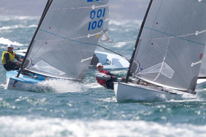 Brendan Casey on his way to victory in Hyeres - London 2012 Olympic Games &copy; Thom Touw http://www.thomtouw.com